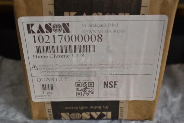 2 BRAND NEW SCRATCH AND DENT! Items Including Kason® 217 Adjustable Hinge (Offset - 1-1/8" (28.6 mm)) 507217000008, Kason® 535 Series Roller Grip 507535L00004. 2 Times Your Bid! - Image 3 of 5