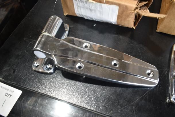 3 BRAND NEW SCRATCH AND DENT! Items Including Kason® 1245 Reversible Cam-Rise Door Hinge (Polished Chrome, 1 3/8" Offset), 10 1/16" x 5 1/2", Kason® 1245 Reversible Cam-Rise Door Hinge (Polished Chrome, 1 1/8" Offset), 10 1/16" x 5 1/2", Kason® 11248000020 10 1/8" x 5 21/32" Reversible Spring-Assisted Cam Lift Hinge with 1 1/4" Offset. 3 Times Your Bid! - Image 2 of 7