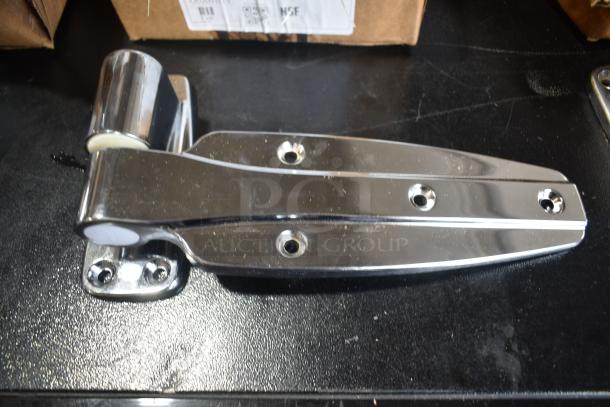 3 BRAND NEW SCRATCH AND DENT! Items Including Kason® 1245 Reversible Cam-Rise Door Hinge (Polished Chrome, 1 3/8" Offset), 10 1/16" x 5 1/2", Kason® 1245 Reversible Cam-Rise Door Hinge (Polished Chrome, 1 1/8" Offset), 10 1/16" x 5 1/2", Kason® 11248000020 10 1/8" x 5 21/32" Reversible Spring-Assisted Cam Lift Hinge with 1 1/4" Offset. 3 Times Your Bid! - Image 4 of 7