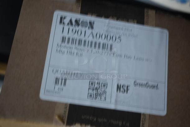 2 BRAND NEW SCRATCH AND DENT! Items Including Kason® 1808 5 1/8" x 5 1/8" Surface Mount LED Light Fixture, 120V, 13W and Kason® 1901A Low Bay Walk-In Motion Sensor with Mounting Kit, 120V-277V. 2 Times Your Bid! - Image 5 of 5