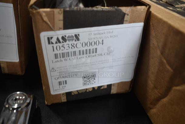4 BRAND NEW SCRATCH AND DENT! Items Including Kason® 538 Edgemount Latch (Padlocking Lock) 507538000004, Kason® 538 Edgemount Latch (Cylinder Lock) 507538C00004, Kason® 172 Magnetic Mechanical Latch (Straight Handle, No Lock) 507172000006. 4 Times Your Bid! - Image 5 of 7