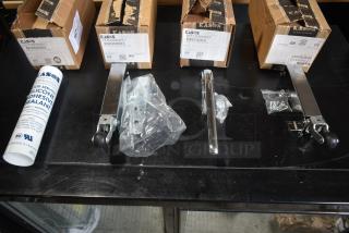 4 BRAND NEW SCRATCH AND DENT! Items Including Kason® 3700 Series RubbaSeal™ Silicone Caulk / Sealant 10.3 oz. Tube (White) 507700000002, Kason® 1094 SureClose™ Hydraulic Door Closer Body (Polished Chrome, Concealed Mounting), Kason® 533D Edgemount Latch 507533D00004, Kason® 1094 SureClose™ Hydraulic Door Closer Body (Polished Chrome, Exposed Mounting) 507094000003. 4 Times Your Bid!