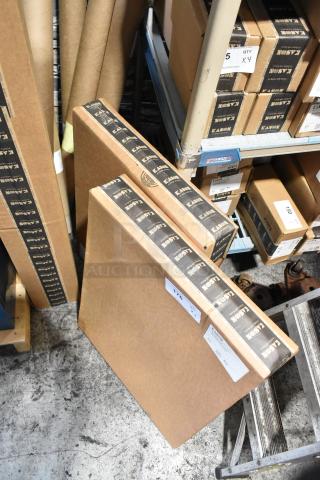 2 BRAND NEW SCRATCH AND DENT! Items Including Kason® 7001 Series Trapper™ 16" (H) x 20" (W) Stainless Steel Grease Filter 507001001620 and Kason® 7002 Series Trapper™ 20" (H) x 25" (W) Aluminum Grease Filter 507002002025. 2 Times Your Bid!