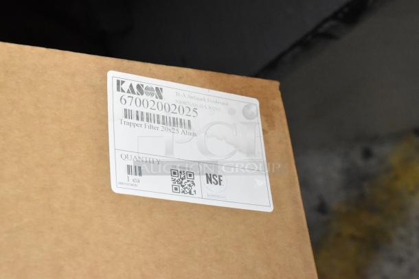 2 BRAND NEW SCRATCH AND DENT! Items Including Kason® 7001 Series Trapper™ 16" (H) x 20" (W) Stainless Steel Grease Filter 507001001620 and Kason® 7002 Series Trapper™ 20" (H) x 25" (W) Aluminum Grease Filter 507002002025. 2 Times Your Bid! - Image 3 of 3
