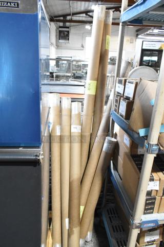 7 BRAND NEW SCRATCH AND DENT! Items Including Kason® 10060009036 Stainless Steel Standard Shelf Pilaster - 36" AP264020, Kason® 10065009048 Stainless Steel Keyhole Shelf Pilaster - 48" AP264028, Kason® 10060007048 Aluminum Standard Shelf Pilaster - 48" AP264032, Kason® 10060009048 Stainless Steel Standard Shelf Pilaster - 48" AP263965, Kason® 60 Stainless Steel Pilaster 507060009060, Kason® 10060007072 Aluminum Standard Shelf Pilaster - 72" AP264023, Kason® 65 Stainless Steel Pilaster 507065009072. 7 Times Your Bid!