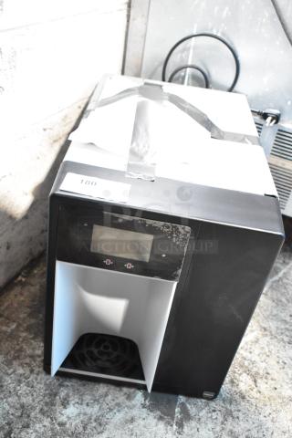 BRAND NEW SCRATCH AND DENT! 2025 Follett 7CI112A-IW-CL-ST-00 Champion 7 Series Chewblet Countertop Ice Maker and Water Dispenser with 7 lb. Bin and Filter, 100 lb. 115 Volts, 1 Phase. - Item #1191520