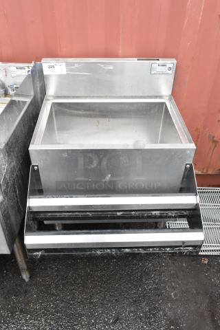 Krowne Stainless Steel Ice Bin w/ Cold Plate and Double Speedwell. - Item #1191590