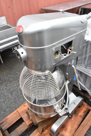BRAND NEW SCRATCH AND DENT! Avantco MX40H 40 Qt. Planetary Floor Mixer with Guard & Whisk Attachment. 240V, 2 hp. For Parts - Item #1191603