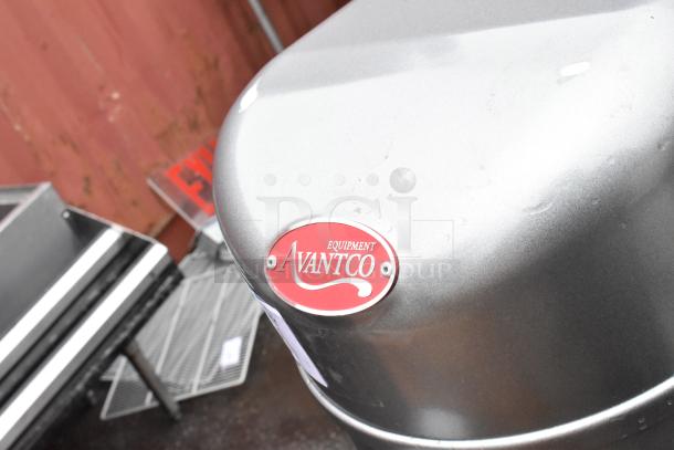 Avantco commercial equipment, metallic gray finish, visible logo. Good condition, used kitchen appliance.