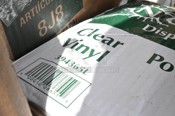 Clear vinyl packaging labeled "394365L" with barcode, slight creasing visible, indicating retail condition.