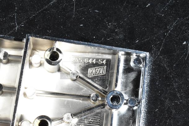 Metal panel with embossed markings, including the number "1255-644-54" and "Kason" logo, indicating manufacturer details.