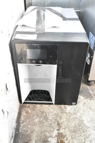BRAND NEW SCRATCH AND DENT! 2025 Follett 7CI112A-IW-CL-ST-00 Champion 7 Series Chewblet Countertop Ice Maker and Water Dispenser with 7 lb. Bin and Filter, 100 lb. 115 Volts, 1 Phase. - Item #1191520