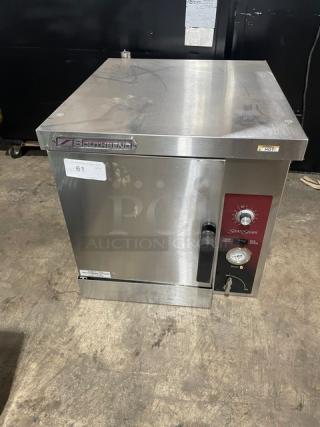 Southbend Strato Steam Series Commercial Stainless Steel Electric Powered 5-Pan Countertop Steamer! With Built In Pan Rack! Model: STRE-5D SN: 11C22568! 208V 3 Phase! - Item #1192611