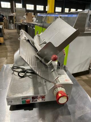 Fleetwood Commercial Electric Powered Countertop Deli Meat Slicer! With 12