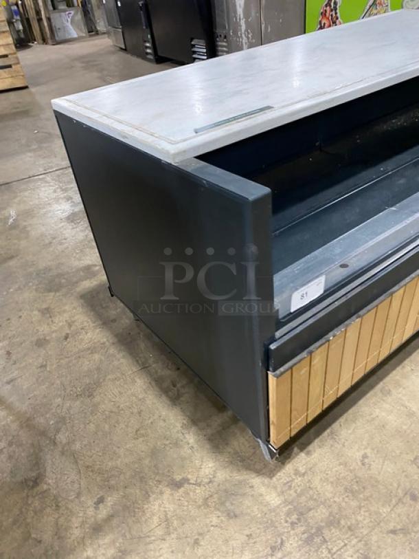 Structural Concepts Starbucks Style Commercial Black Refrigerated Open Grab-N-Go Merchandiser Display Case! Model: SBZ6652DR! 220V 1 Phase! On Legs! - Image 2 of 6