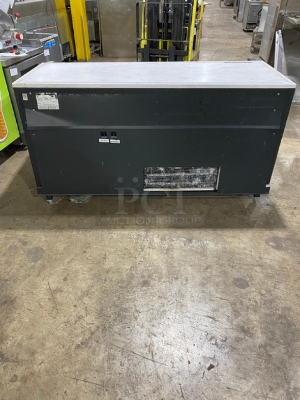 Structural Concepts Starbucks Style Commercial Black Refrigerated Open Grab-N-Go Merchandiser Display Case! Model: SBZ6652DR! 220V 1 Phase! On Legs! - Image 3 of 6