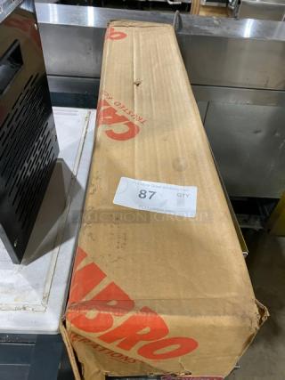 BRAND NEW! Cambro Commercial Black Fiberglass 6-9/16