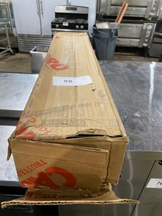 BRAND NEW! Cambro Commercial Black Fiberglass 6-9/16