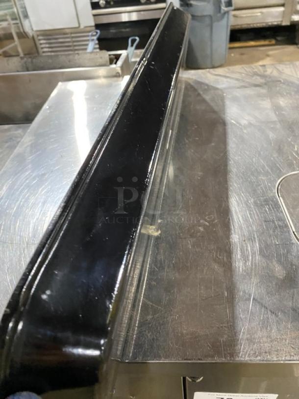 BRAND NEW! Cambro Commercial Black Fiberglass 6-9/16" x 30" x 2" Rectangular Market Display Tray/Pan! Model: 6302MT110! ALL ONE MONEY! - Image 3 of 6