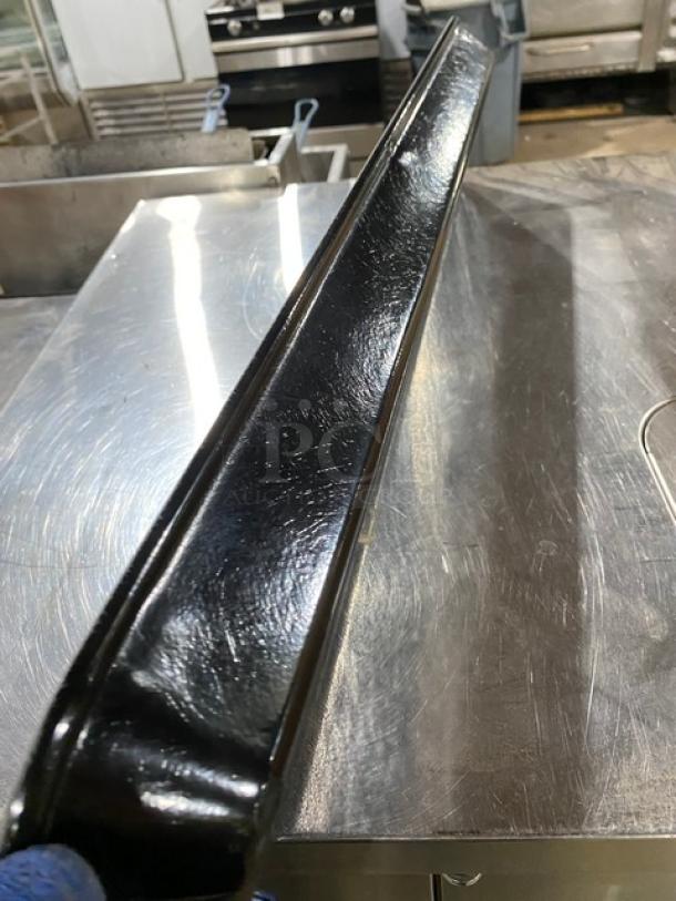 BRAND NEW! Cambro Commercial Black Fiberglass 6-9/16" x 30" x 2" Rectangular Market Display Tray/Pan! Model: 6302MT110! 12X Your Bid! - Image 3 of 5