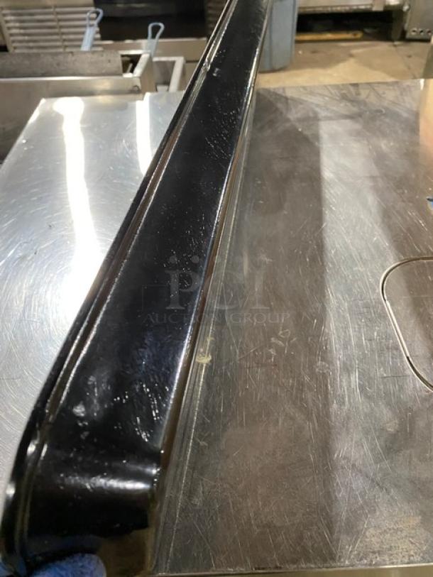 BRAND NEW! Cambro Commercial Black Fiberglass 6-9/16" x 30" x 2" Rectangular Market Display Tray/Pan! Model: 6302MT110! 12X Your Bid! - Image 3 of 5