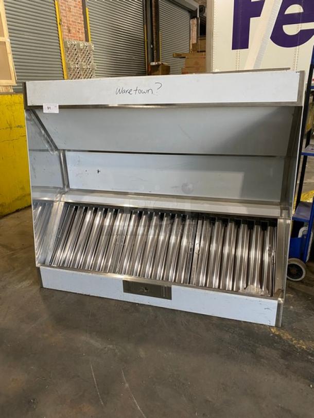 BRAND NEW! Commercial Stainless Steel Kitchen Exhaust Hood! With Filter! - Image 1 of 6