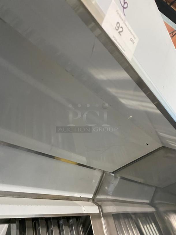 BRAND NEW! Commercial Stainless Steel Kitchen Exhaust Hood! With Filter! - Image 7 of 7