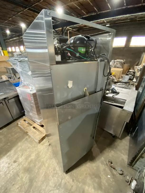 Hoshizaki Commercial Stainless Steel Solid Single Section Half Door Reach-In Refrigerator! Energy Star Certified! With Pan Slides! Model: CR1S-HS SN: F60066B! 115V 1 Phase! On Casters! - Image 4 of 9