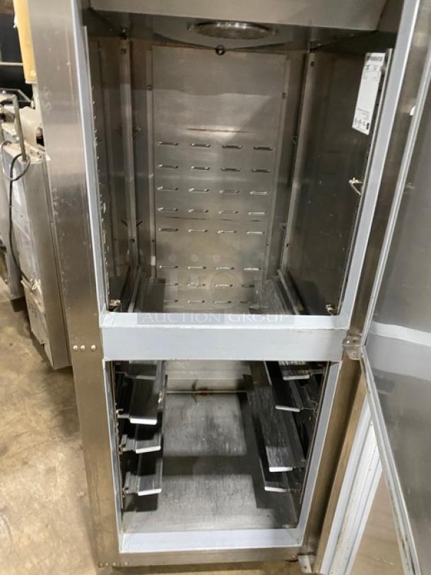 Hoshizaki Commercial Stainless Steel Solid Single Section Half Door Reach-In Refrigerator! Energy Star Certified! With Pan Slides! Model: CR1S-HS SN: F60066B! 115V 1 Phase! On Casters! - Image 5 of 9