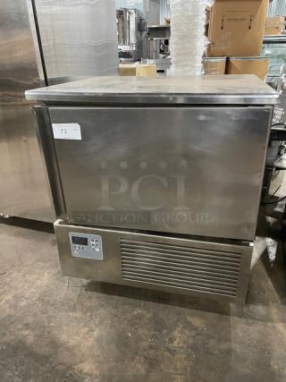 Piper Products Commercial Stainless Steel Electric Powered Undercounter Blast Chiller/Shock Freezer! With Digital Controls! With Built In Pan Holding Rack & Probe! Model: RCM051S SN: F20080211000020! 208V 1 Phase! - Item #1192658