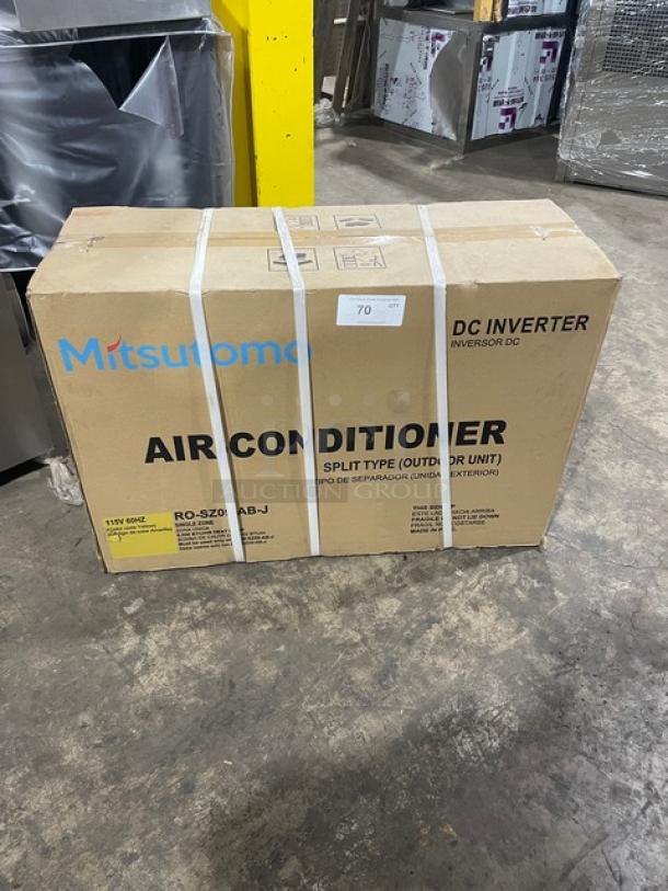 BRAND NEW! Mitsutomo Commercial White Split Type Single Zone Outdoor Air-Conditioner! Model: RO-SZ09-AB-J! 115V 1 Phase! - Image 1 of 3