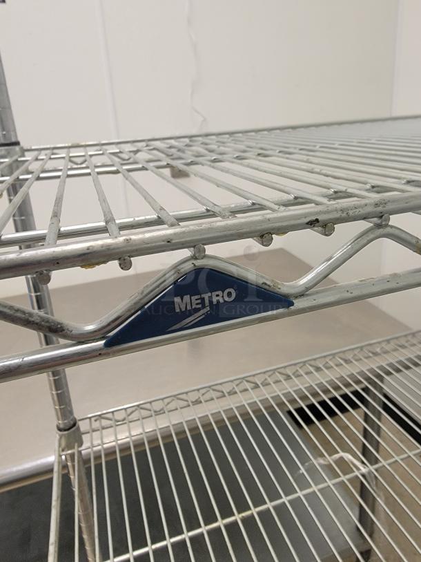 (2) 4-Shelf Metro Racks! Is your kitchen, pantry, or storeroom overflowing? It's time to get organized and maximize your space with this fantastic deal!
We've got (2) versatile 4-shelf Metro Racks available, perfect for any commercial kitchen, restaurant, dry storage area, or even your home garage! *BUYER MUST REMOVE - NO SHIPPING OR HANDLING AVAILABLE* - Image 2 of 2