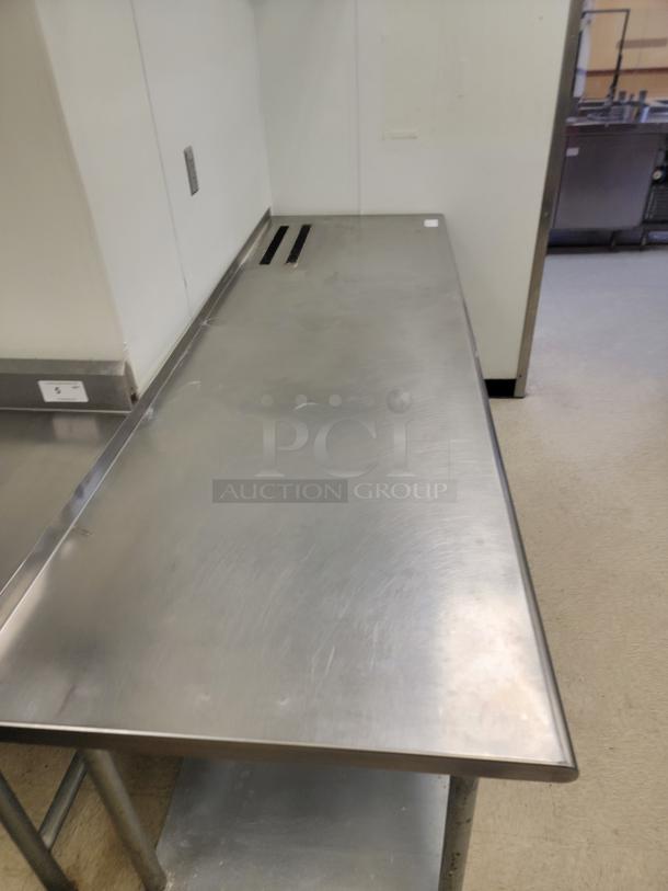 8' Stainless Steel Workstation - Commercial Grade! Need serious prep space in your commercial kitchen or workshop? Look no further! We're offering a robust 8-foot Stainless Steel Workstation, perfect for any high-demand environment. This is a vital piece of equipment designed for durability and sanitation. *BUYER MUST REMOVE - NO SHIPPING OR HANDLING AVAILABLE* - Image 3 of 3