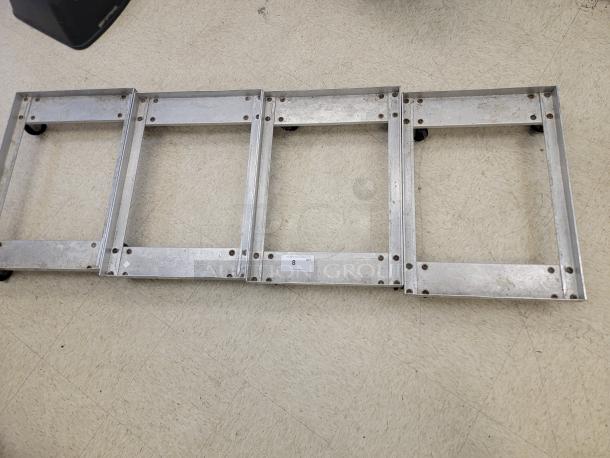 (4) Heavy-Duty Aluminum Dollies / Rolling Pallets - Commercial Grade!  These commercial-grade dollies are a must-have for anyone regularly moving inventory, equipment, or large boxes. *BUYER MUST REMOVE - NO SHIPPING OR HANDLING AVAILABLE* - Image 1 of 2