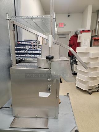 Palazzolo GS-1 Cheese Hog Shredder - 230V 3PH - Power Shredder! Known as a true workhorse, the Cheese Hog is designed to process large quantities of cheese quickly and consistently, making it an indispensable asset for pizzerias, Mexican restaurants, delis, frozen food manufacturers, and any establishment demanding serious shredding capacity.  *BUYER RESPONSIBLE FOR PROFESSIONAL ELECTRICAL DISCONNECTION/CAP & REMOVAL. NO SHIPPING OR HANDLING PROVIDED. *See video link in description below 👇