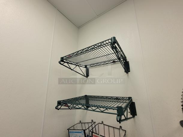 (4) Metro SmartWall G3 Shelves - Optimize Your Space! Looking to maximize your storage and organization? We have (2) 5 Foot and (2) 2 Foot Metro SmartWall G3 Shelves, perfect for any commercial kitchen, laboratory, healthcare facility, or even a highly organized home garage! *BUYER MUST REMOVE - NO SHIPPING OR HANDLING AVAILABLE* - Image 2 of 2