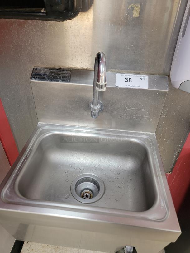 Advance Tabco 7-PS-30 Stainless Hands-Free Sink! Perfect way to Elevate your Hygiene Standards! *BUYER MUST REMOVE - NO SHIPPING OR HANDLING AVAILABLE* - Image 1 of 4