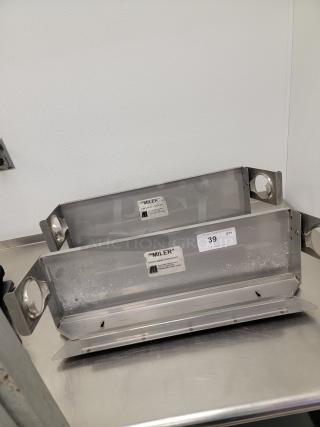 (2) Miler Stainless Steel Speedwrap Dispensers - Ultimate Efficiency for Your Kitchen! Tired of struggling with plastic wrap and foil? Stainless Steel Dispensers are the ultimate tool for quick, easy, and frustration-free dispensing of food wrap, foil, or parchment paper. These are a game-changer for any busy commercial kitchen, catering business, or even the serious home chef! *BUYER MUST REMOVE - NO SHIPPING OR HANDLING AVAILABLE*