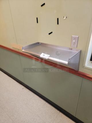 2' Advance Tabco Stainless Steel Wall Shelf - Maximize Your Space! Looking for durable and hygienic storage? We're offering a high-quality 2-foot Advance Tabco Stainless Steel Wall Shelf, perfect for adding essential storage above prep tables, sinks, equipment, or in any area where you need quick access to items. Ideal for commercial kitchens, laboratories, workshops, or even a sleek home organization solution. *BUYER MUST REMOVE - NO SHIPPING OR HANDLING AVAILABLE*