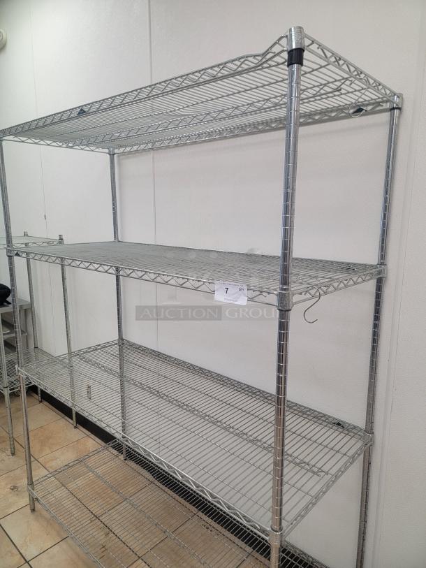 5' Metro Rack! Get organized – the ultimate solution for optimizing your storage space. This is ideal for restaurants, home kitchens, garages, pantries, or any place needing serious organization and immediate utility. *BUYER MUST REMOVE - NO SHIPPING OR HANDLING AVAILABLE* - Image 3 of 3