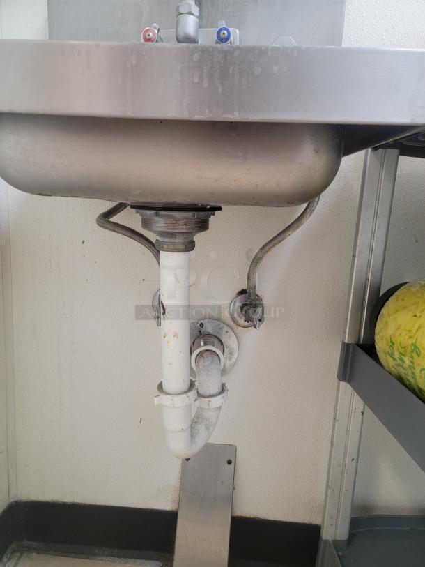 Advance Tabco 7-PS-60 Wall-Mounted Hand Sink - Commercial Grade Stainless Steel! Designed for high-demand environments, this wall-mounted unit is perfect for restaurants, healthcare facilities, food trucks, or any establishment requiring a dedicated, sanitary handwashing station. *BUYER MUST REMOVE - NO SHIPPING OR HANDLING AVAILABLE* - Image 2 of 2