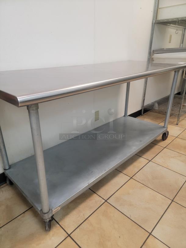 6' Stainless Steel Workstation - Commercial Grade! Need serious prep space in your commercial kitchen or workshop? Look no further! We're offering a robust 6-foot Stainless Steel Workstation, perfect for any high-demand environment. This is a vital piece of equipment designed for durability and sanitation. *BUYER MUST REMOVE - NO SHIPPING OR HANDLING AVAILABLE* - Image 2 of 2