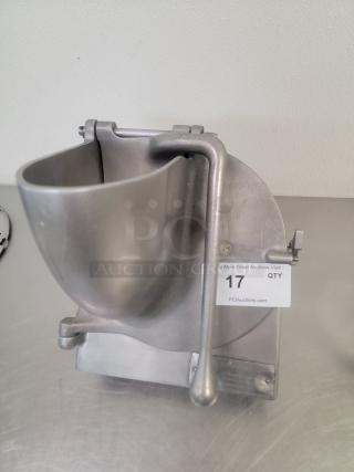 Hobart Pelican Slicer Shredder Head Assembly - Boost Your Prep Efficiency! Upgrade your Hobart mixer's capabilities! We're offering a Hobart Pelican Slicer Shredder Head Assembly, designed to attach to your Hobart mixer (or compatible power drive) to quickly slice and shred a wide variety of vegetables, cheeses, and more. This is an essential attachment for any commercial kitchen looking to streamline its prep work. *BUYER MUST REMOVE - NO SHIPPING OR HANDLING AVAILABLE*