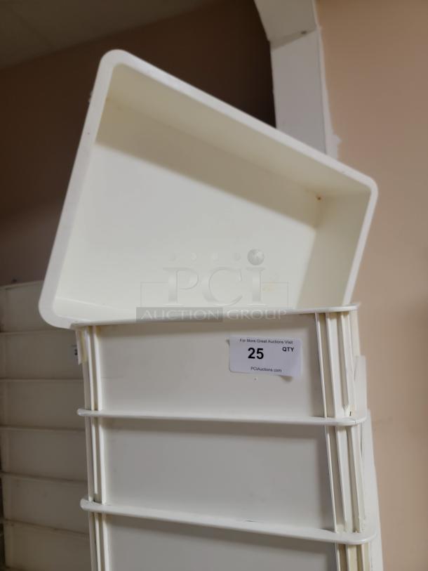 (12) Durable injection mold refrigerator drawers for commercial or home use, food-safe, enhance storage. Buyer must remove.