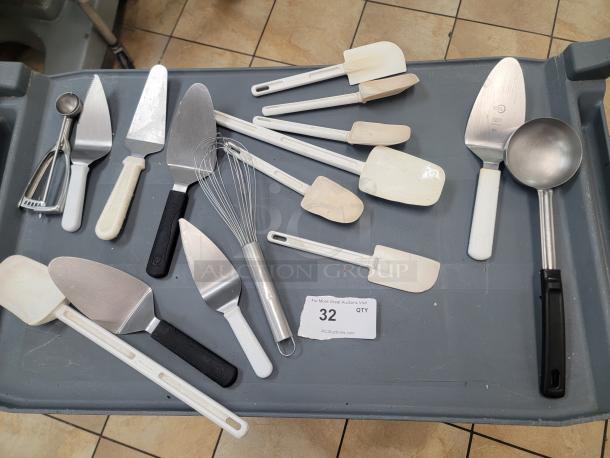 Get Your Bake On! Assorted Commercial Baking Utensils! Ready to elevate your baking game or stock up your commercial kitchen? Look no further! We're offering a fantastic assortment of commercial-grade baking utensils, perfect for bakeries, restaurants, cafes, or even the serious home baker. *BUYER MUST REMOVE - NO SHIPPING OR HANDLING AVAILABLE* - Image 1 of 1