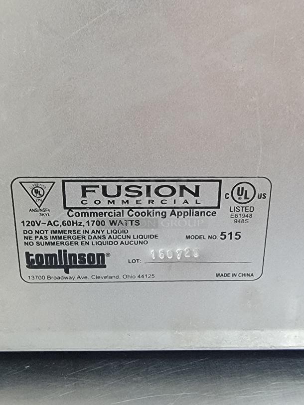 Hot Deal! Fusion 2'x20"x10" Commercial Countertop Pizza Oven! Tested and Works! An ideal addition for restaurants, cafes, food trucks, or even a serious home pizza enthusiast! *BUYER MUST REMOVE - NO SHIPPING OR HANDLING AVAILABLE* - Image 5 of 6