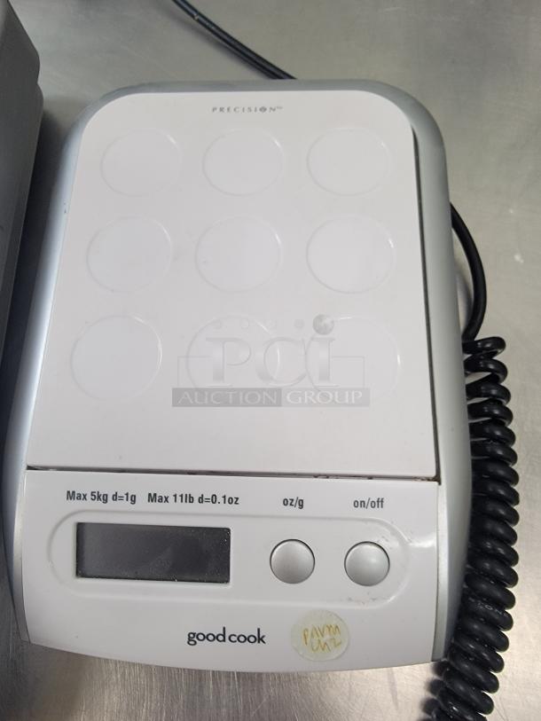 Professional Digital Scales - Yamato PB-200 & Good Cook Precision! Upgrade your weighing precision with this fantastic duo of digital scales! deal for: Commercial kitchens, pizzerias, bakeries, or high-volume home cooking. *BUYER MUST REMOVE - NO SHIPPING OR HANDLING AVAILABLE* - Image 3 of 4