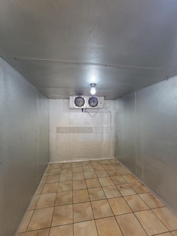 Imperial 18' SELF-CONTAINED Walk-in Cooler with 3 Glass Door Pass-Through & Bonus Shelving! Massive cold storage and display solution available! We're offering a fantastic deal on a 18-foot Imperial Super Insulated Walk-in Cooler, featuring a convenient 3-Glass Door Pass-Through for easy merchandising and access. As a special bonus, this package includes additional shelving to get you organized right away! See video in description below 👇- *BUYER MUST DISASSEMBLE AND REMOVE - NO SHIPPING OR HANDLING AVAILABLE* - Image 9 of 16