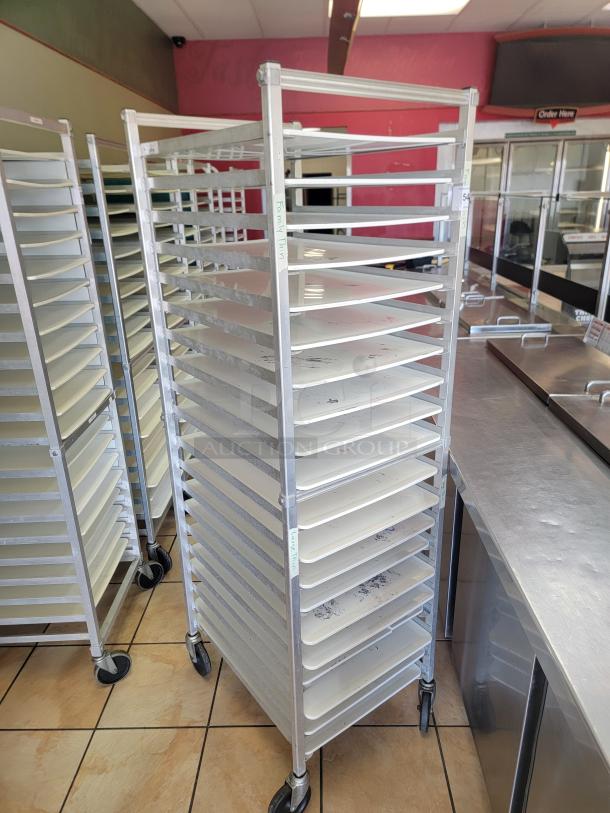WIN-HOLT AL1820BKD/HD/PO Mobile Pan Rack! Tired of juggling pans and struggling with limited storage space in your commercial kitchen? The Win-Holt Mobile Pan Rack is your ultimate solution for efficient pan management and seamless workflow! *BUYER MUST REMOVE - NO SHIPPING OR HANDLING AVAILABLE* - Image 2 of 2