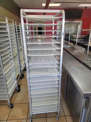 WIN-HOLT AL1820BKD/HD/PO Mobile Pan Rack! Tired of juggling pans and struggling with limited storage space in your commercial kitchen? The Win-Holt Mobile Pan Rack is your ultimate solution for efficient pan management and seamless workflow! *BUYER MUST REMOVE - NO SHIPPING OR HANDLING AVAILABLE*